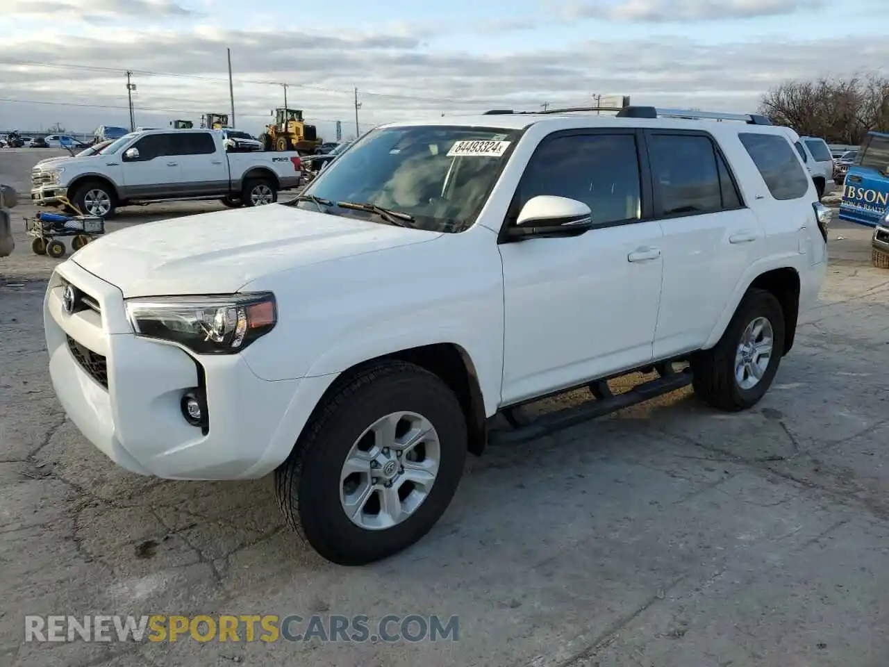 1 Photograph of a damaged car JTENU5JR2M5959943 TOYOTA 4RUNNER 2021