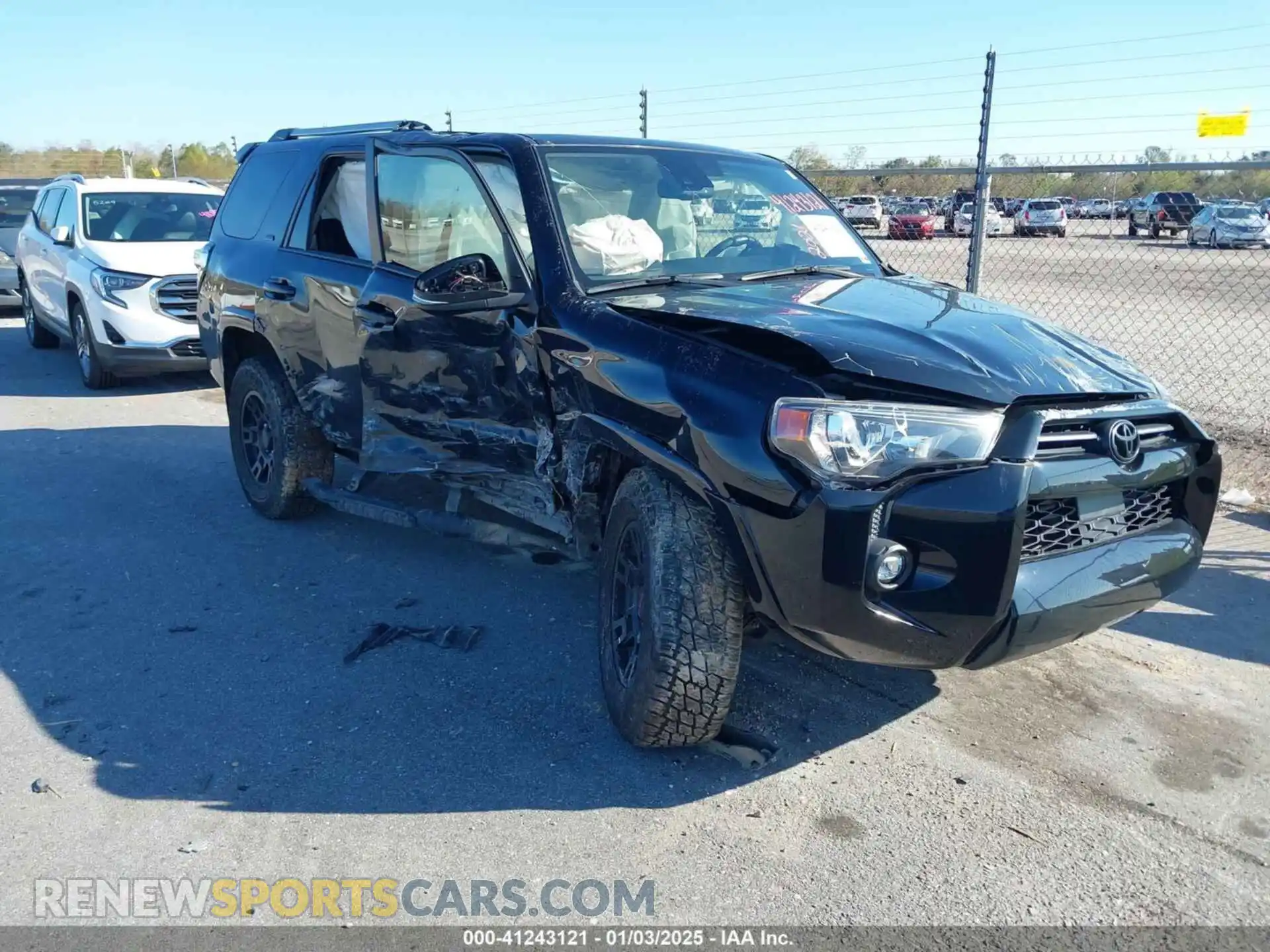 1 Photograph of a damaged car JTENU5JR3M5868941 TOYOTA 4RUNNER 2021