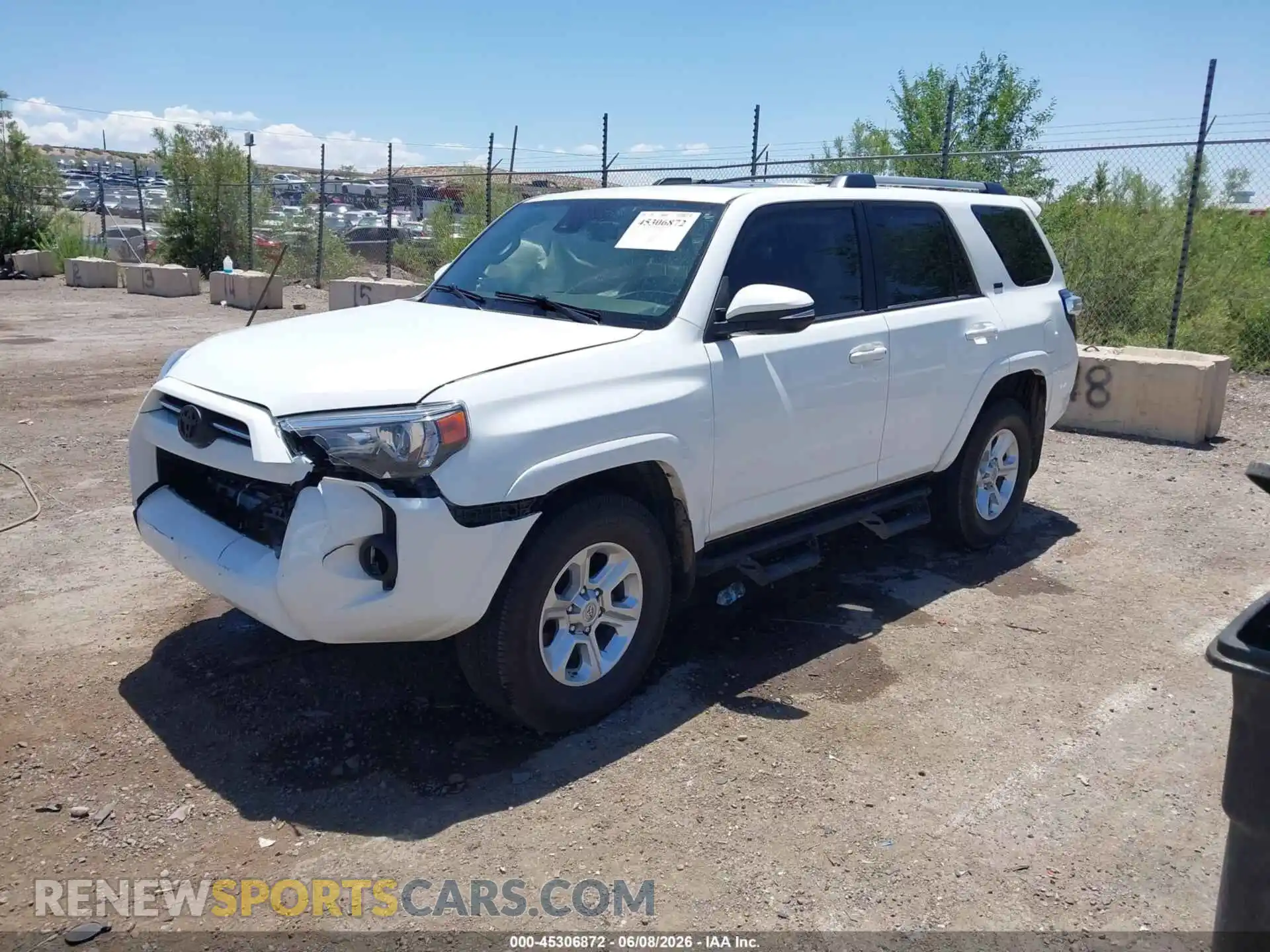 2 Photograph of a damaged car JTENU5JR3M5896657 TOYOTA 4RUNNER 2021