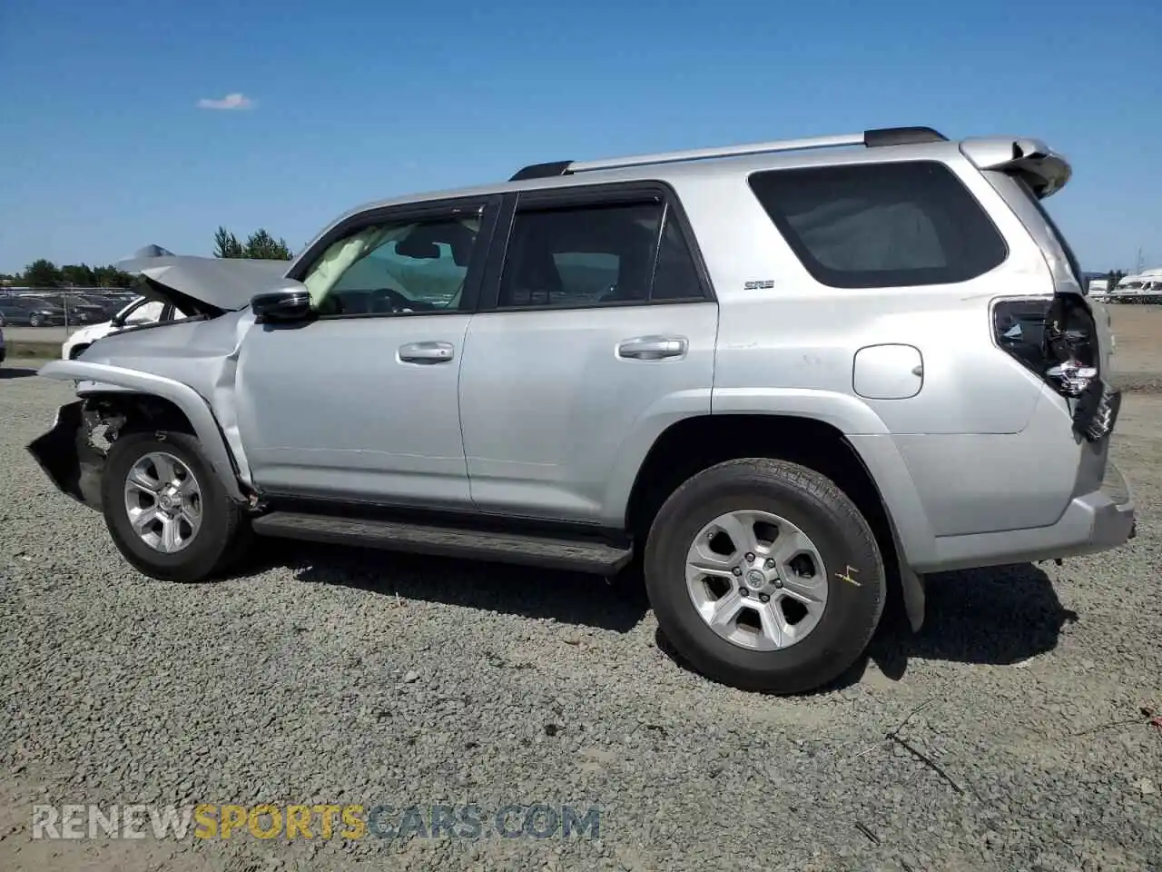 2 fotografías del automóvil dañado JTENU5JR3M5906670 TOYOTA 4RUNNER 2021