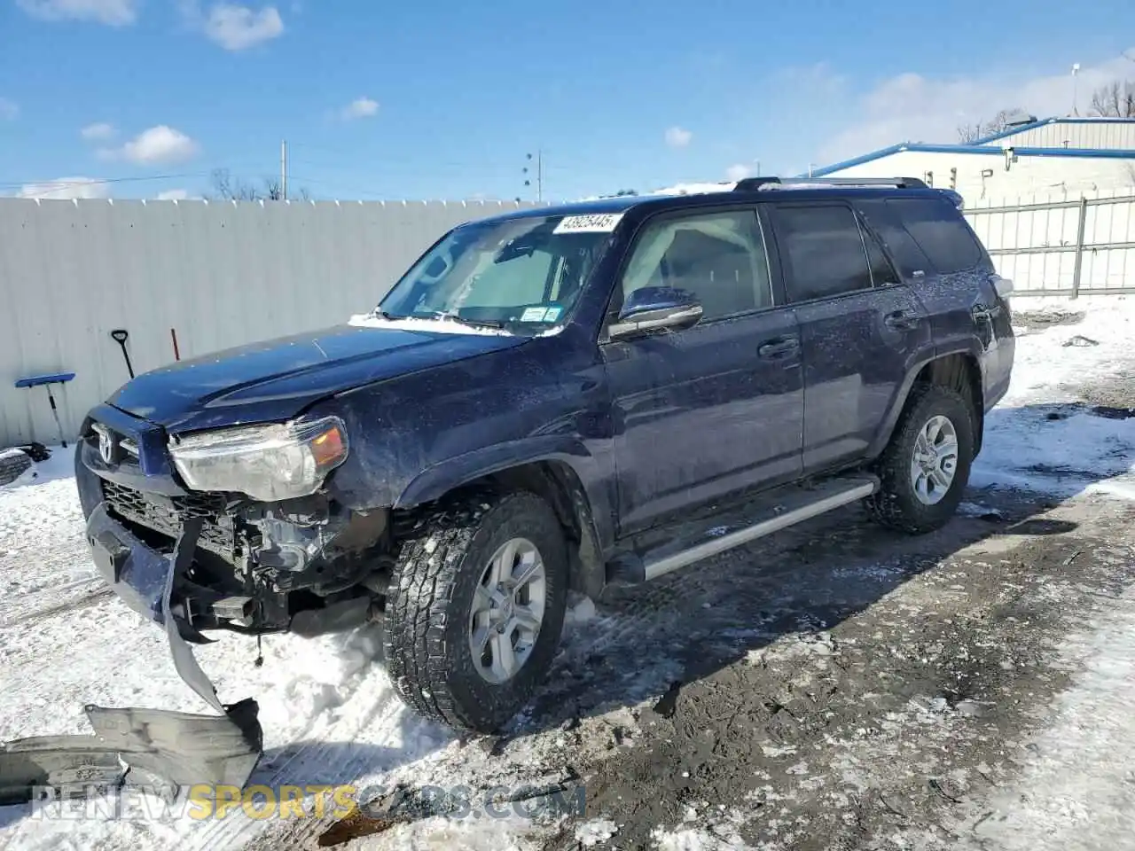 1 Photograph of a damaged car JTENU5JR3M5936395 TOYOTA 4RUNNER 2021