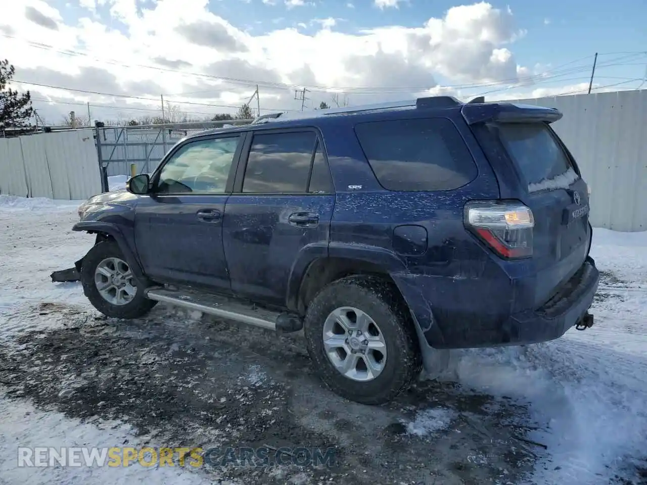 2 Photograph of a damaged car JTENU5JR3M5936395 TOYOTA 4RUNNER 2021