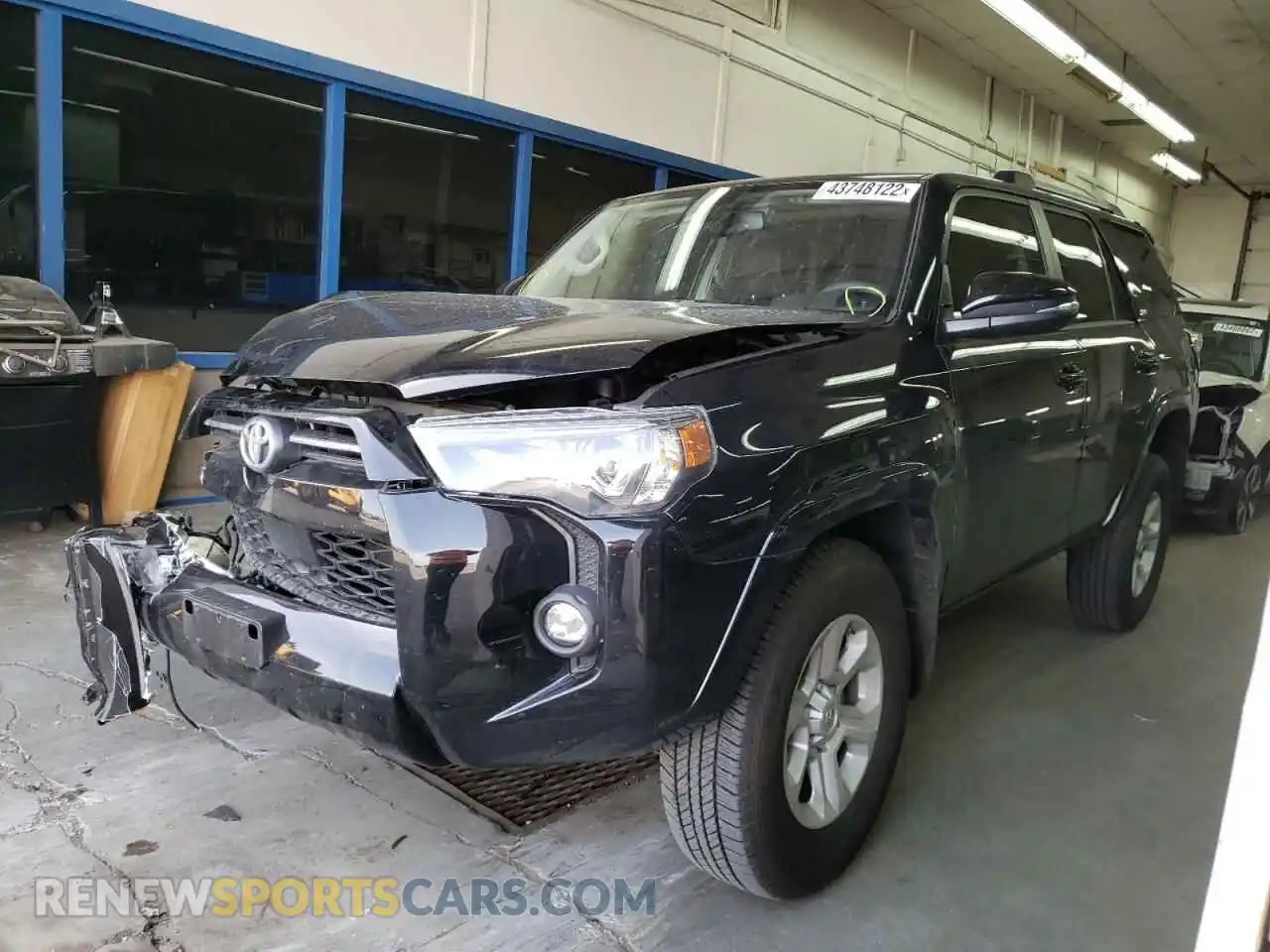 2 Photograph of a damaged car JTENU5JR3M5957988 TOYOTA 4RUNNER 2021