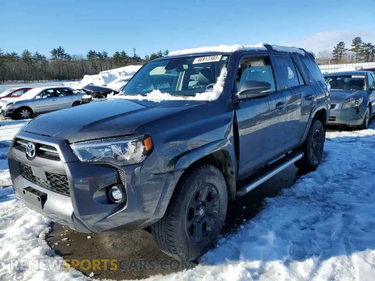 1 Photograph of a damaged car JTENU5JR4M5845779 TOYOTA 4RUNNER 2021