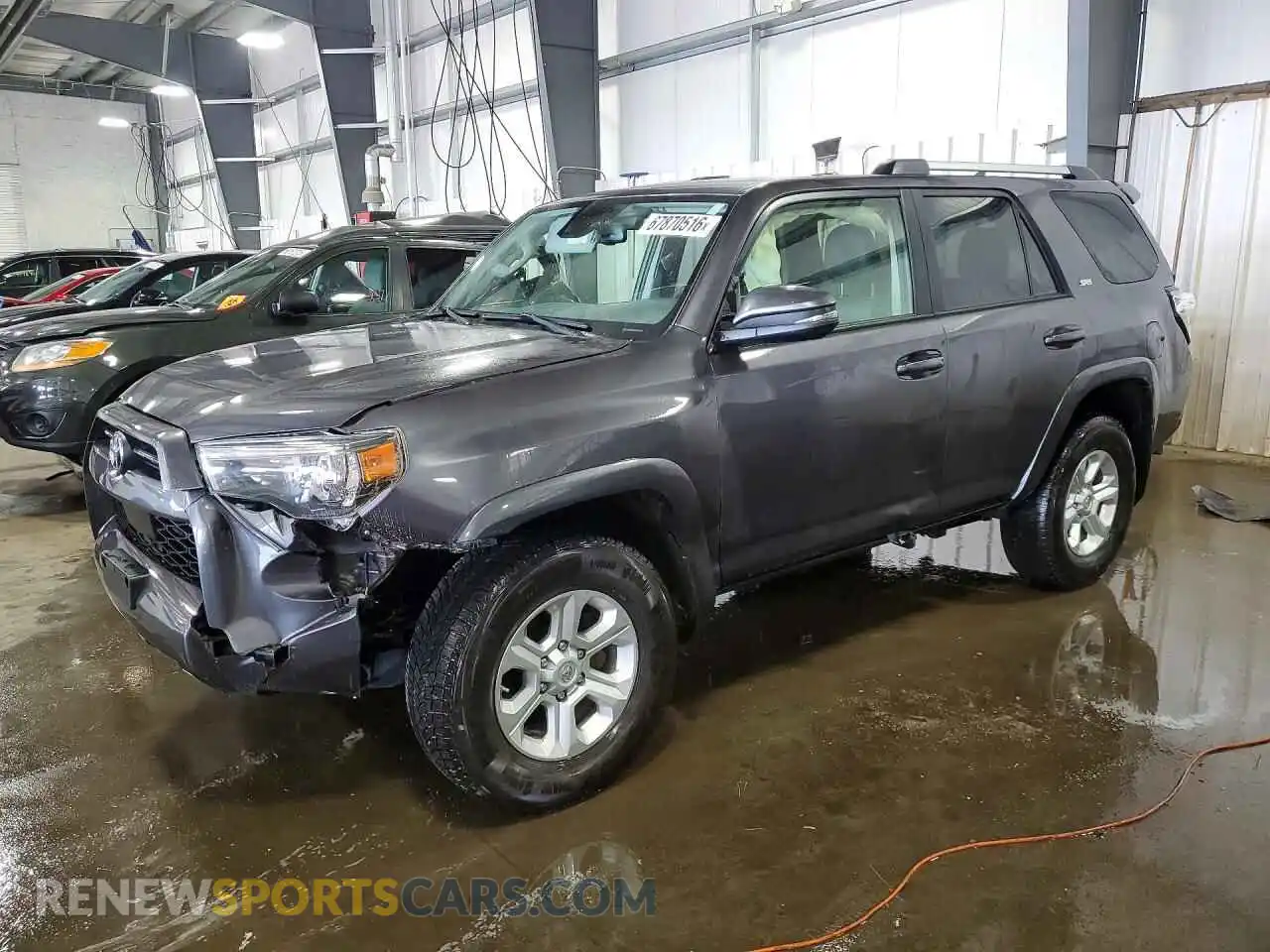 1 Photograph of a damaged car JTENU5JR4M5901882 TOYOTA 4RUNNER 2021