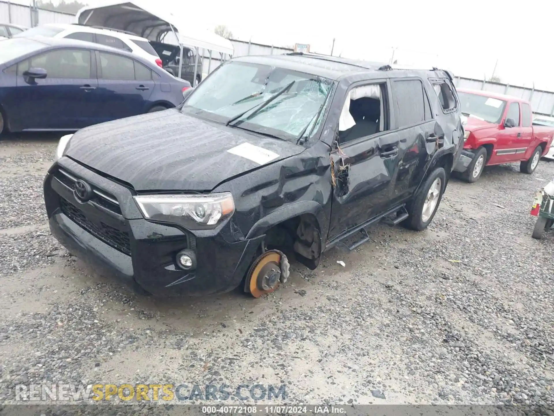 2 Photograph of a damaged car JTENU5JR4M5910209 TOYOTA 4RUNNER 2021