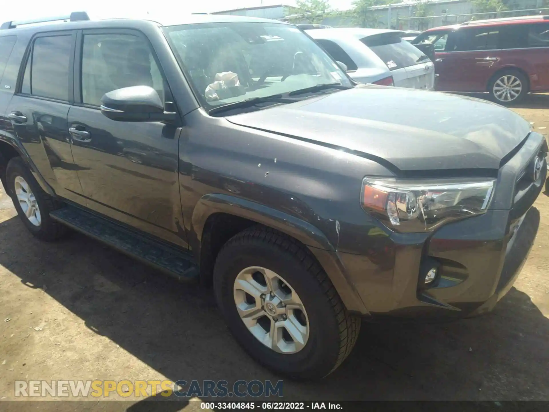 1 Photograph of a damaged car JTENU5JR4M5933912 TOYOTA 4RUNNER 2021