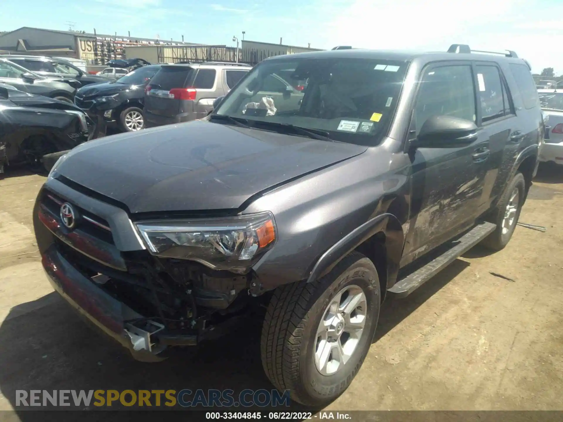 2 Photograph of a damaged car JTENU5JR4M5933912 TOYOTA 4RUNNER 2021