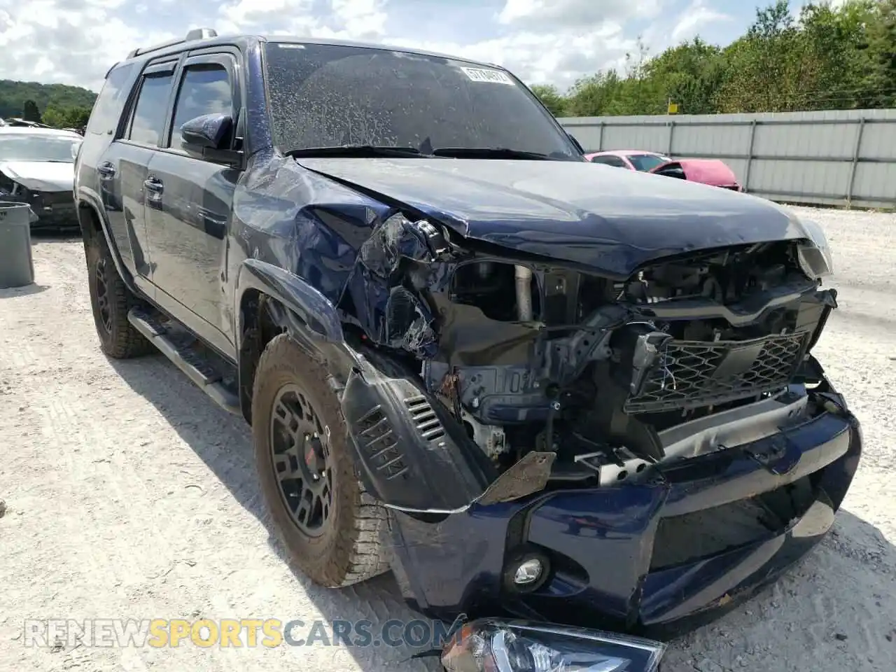 1 Photograph of a damaged car JTENU5JR5M5937404 TOYOTA 4RUNNER 2021