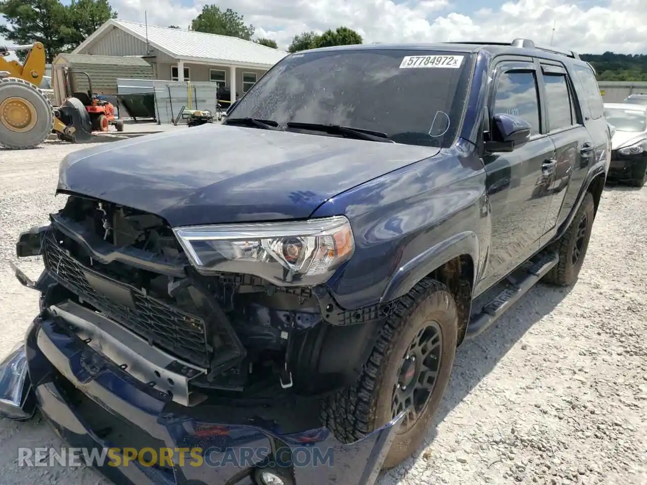 2 Photograph of a damaged car JTENU5JR5M5937404 TOYOTA 4RUNNER 2021