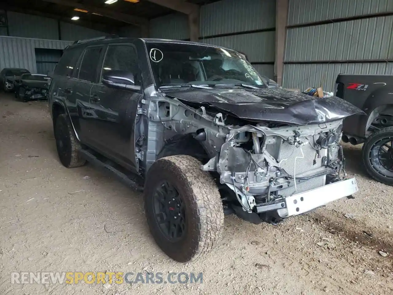 1 Photograph of a damaged car JTENU5JR5M5962576 TOYOTA 4RUNNER 2021