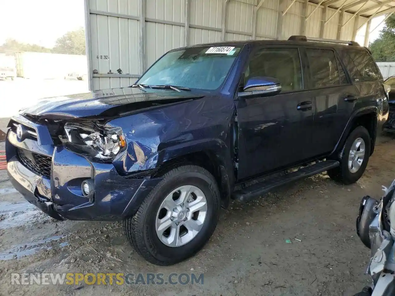 1 Photograph of a damaged car JTENU5JR6M5879335 TOYOTA 4RUNNER 2021
