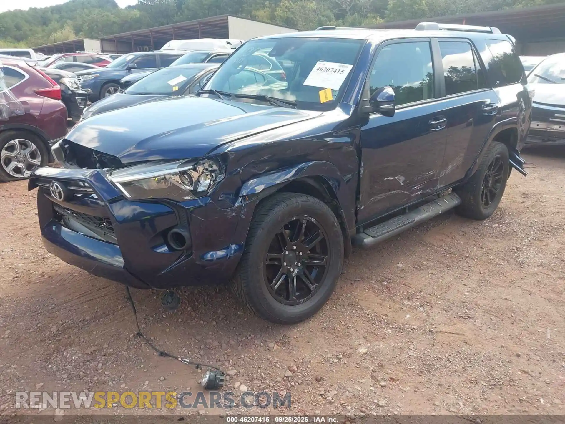 2 Photograph of a damaged car JTENU5JR6M5906534 TOYOTA 4RUNNER 2021