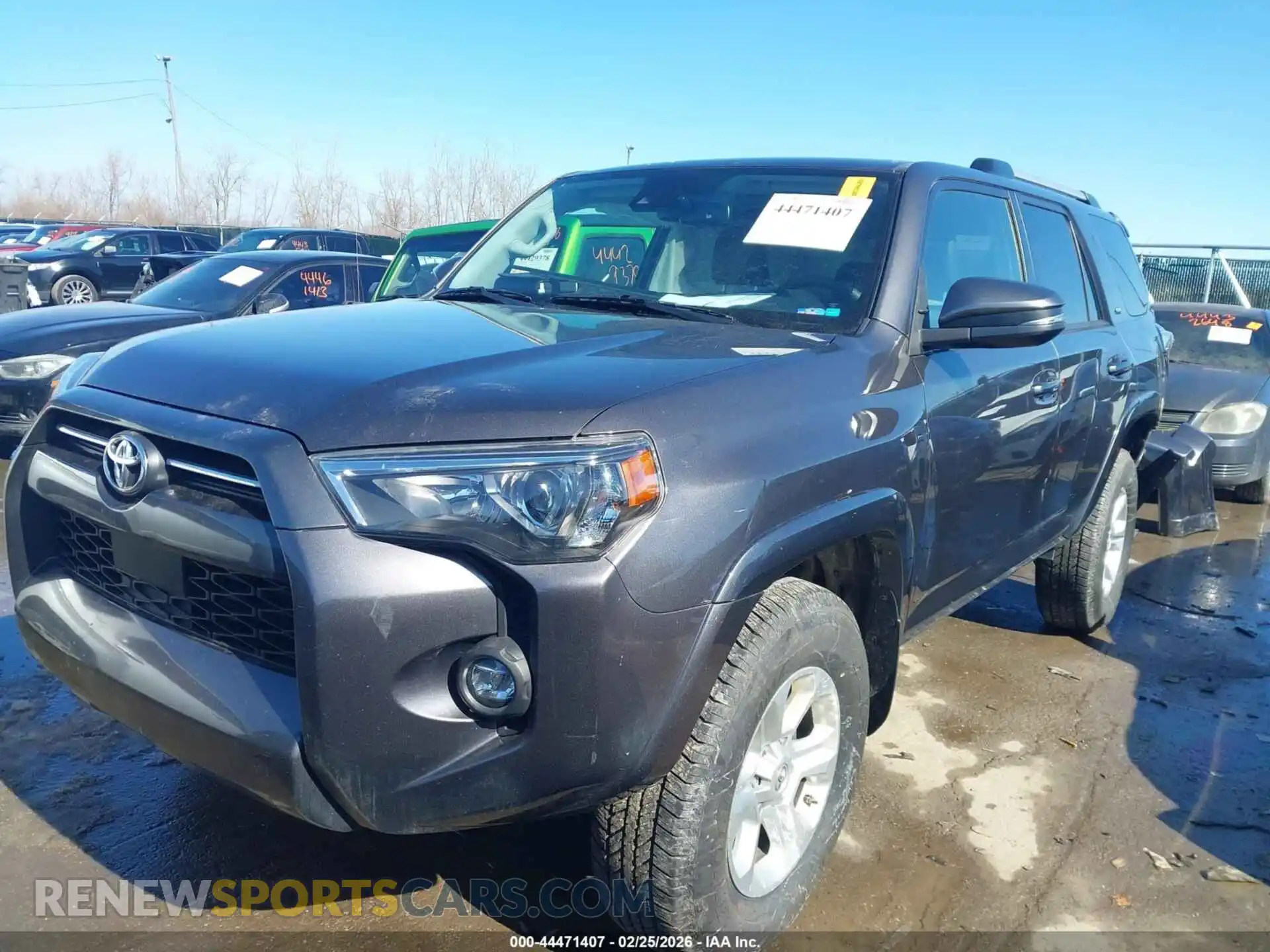 2 Photograph of a damaged car JTENU5JR6M5930249 TOYOTA 4RUNNER 2021