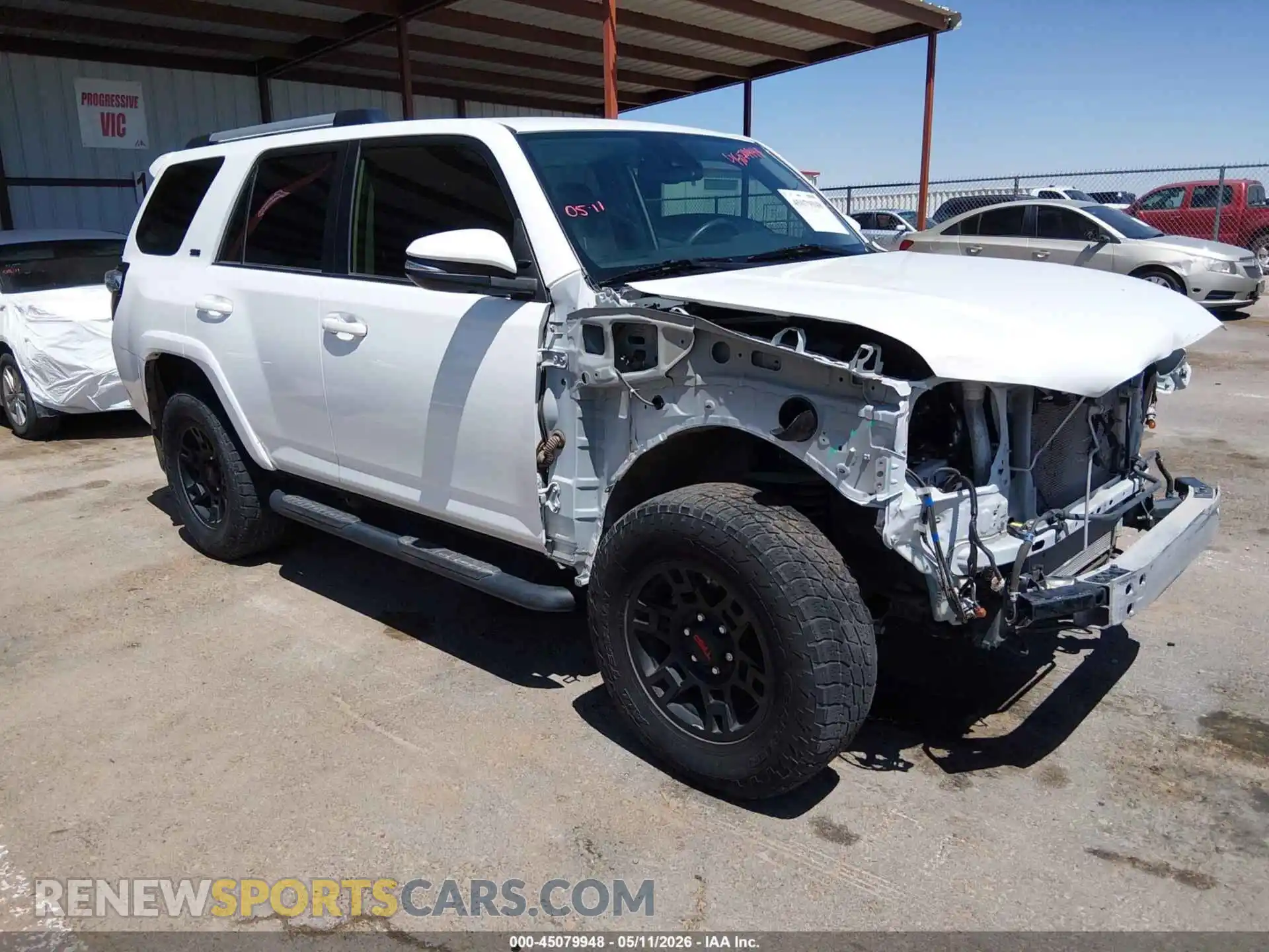 1 Photograph of a damaged car JTENU5JR7M5855965 TOYOTA 4RUNNER 2021