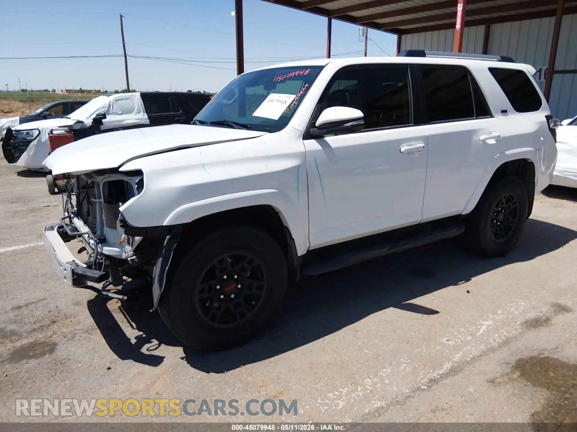 2 Photograph of a damaged car JTENU5JR7M5855965 TOYOTA 4RUNNER 2021