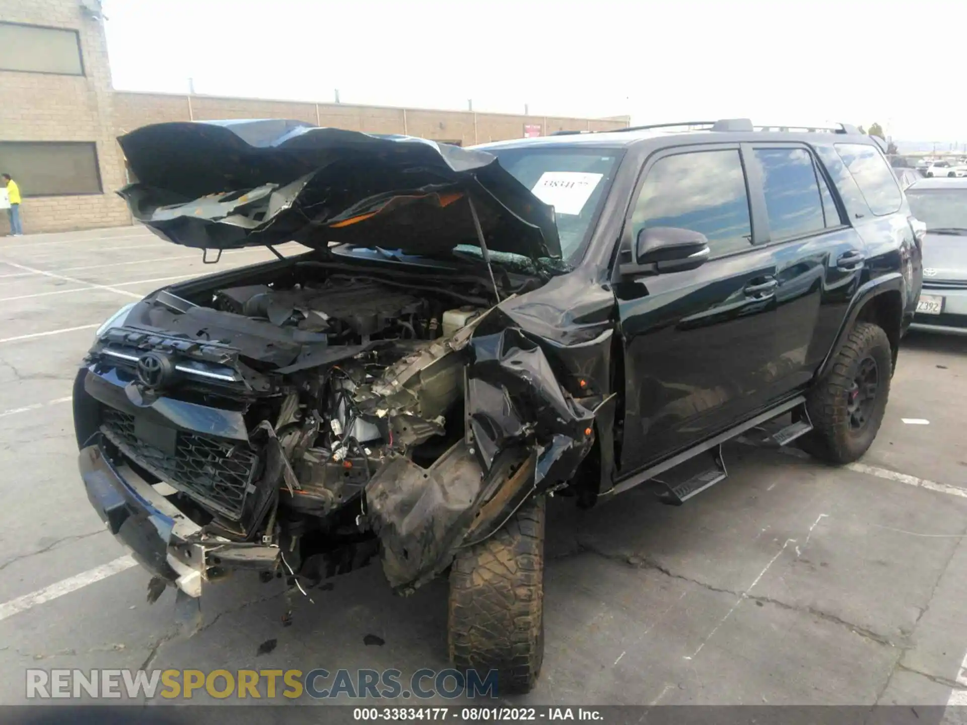 2 Photograph of a damaged car JTENU5JR7M5857098 TOYOTA 4RUNNER 2021