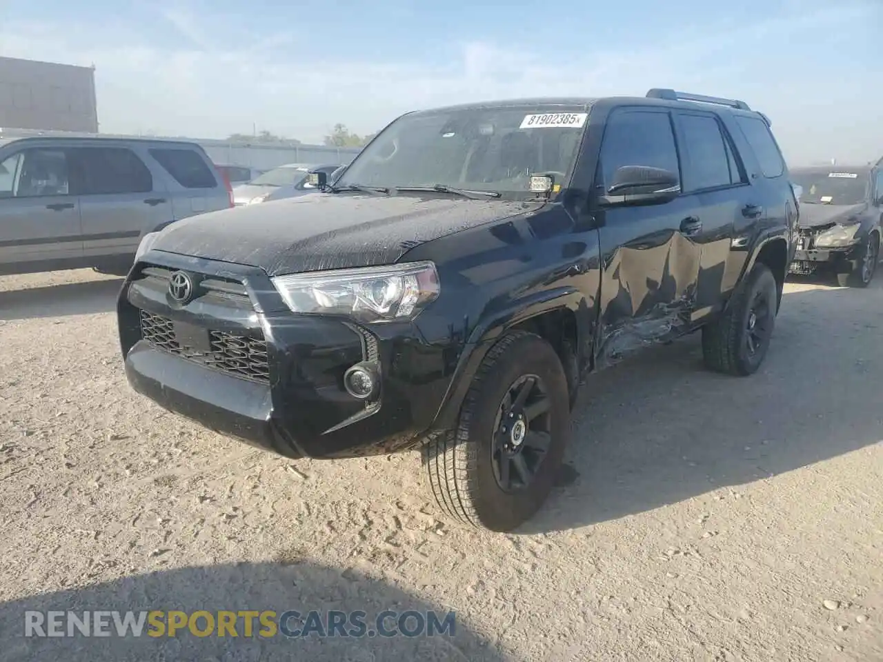 1 Photograph of a damaged car JTENU5JR7M5868635 TOYOTA 4RUNNER 2021
