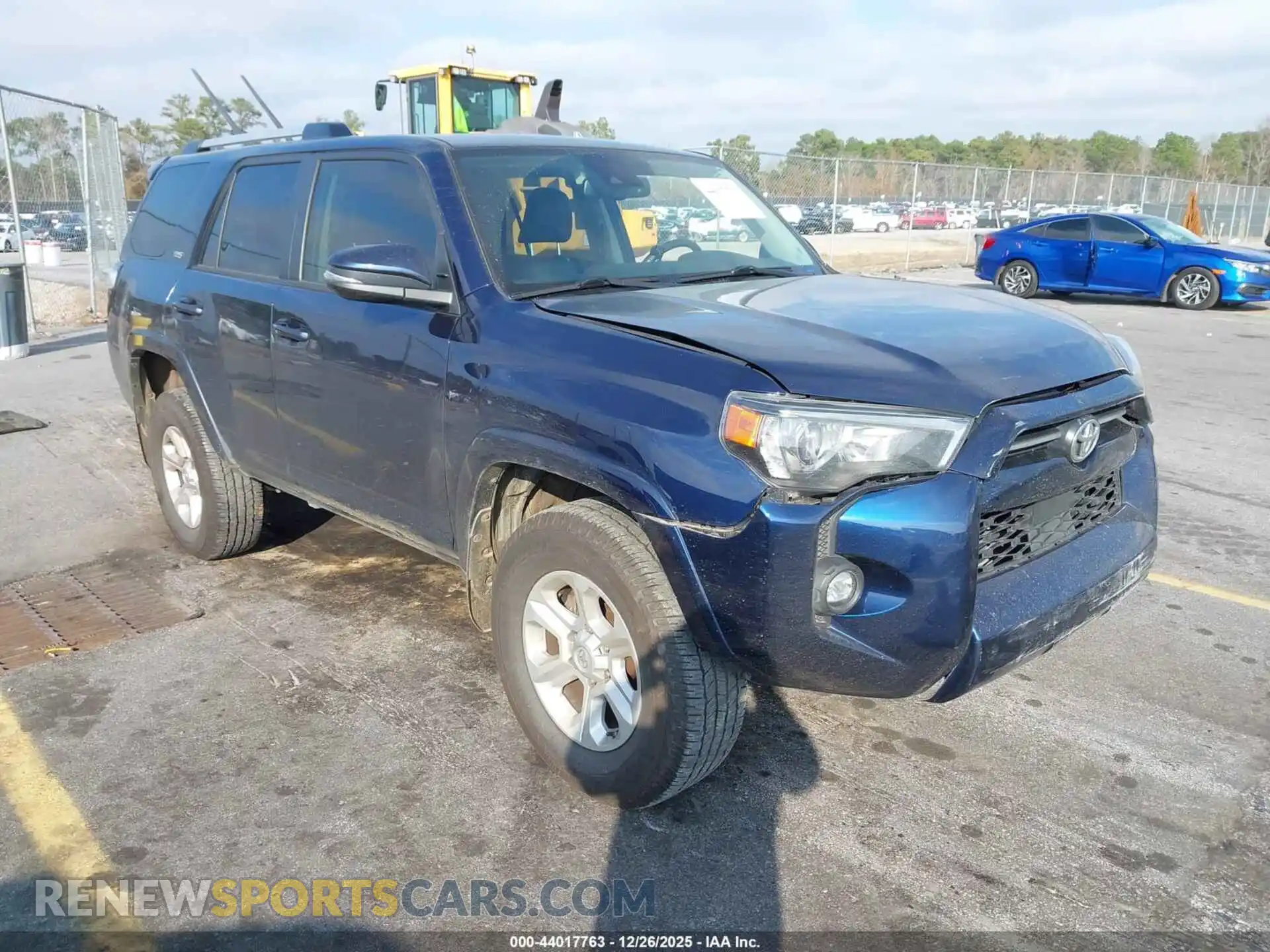 1 Photograph of a damaged car JTENU5JR7M5886665 TOYOTA 4RUNNER 2021