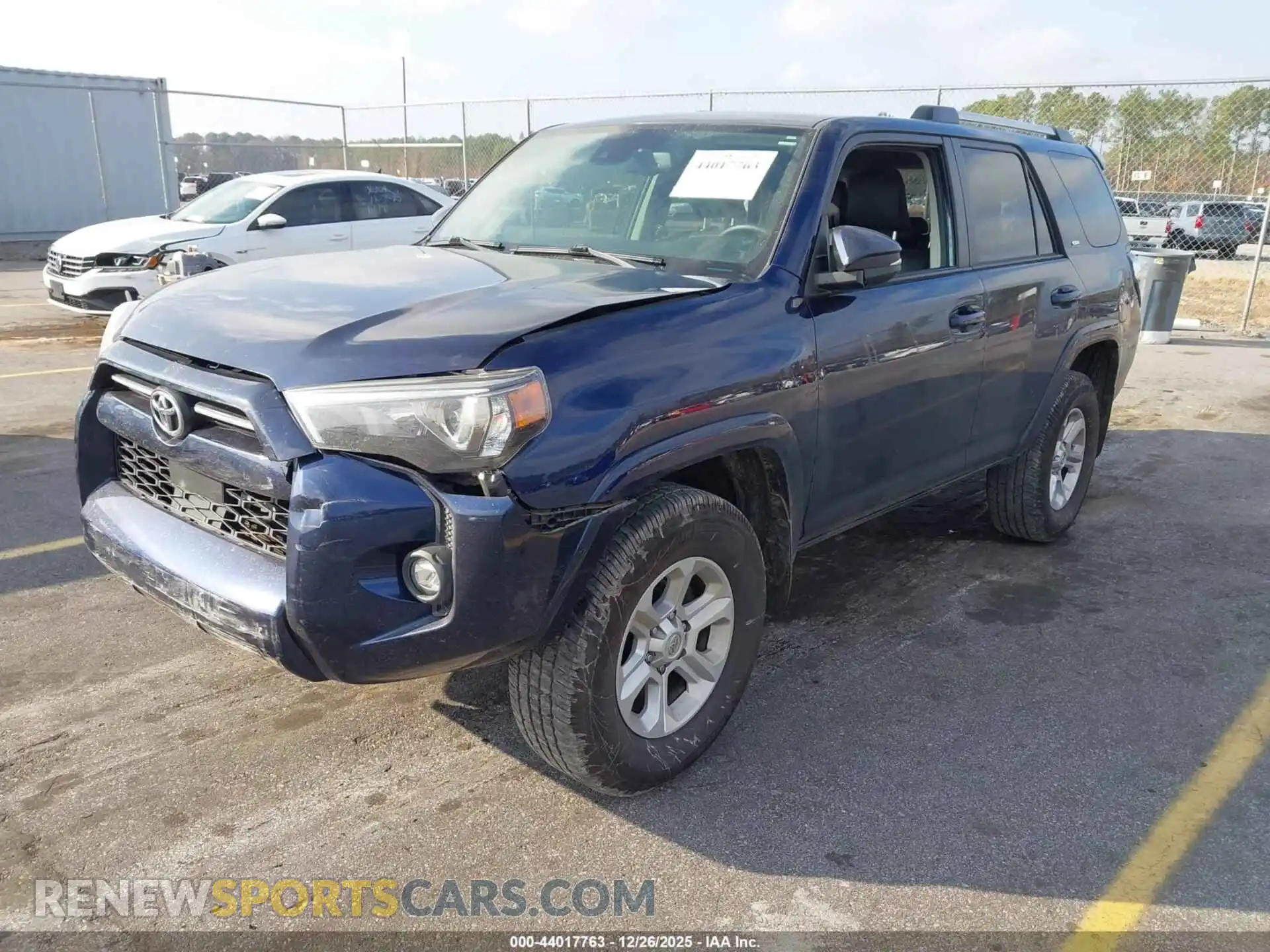 2 Photograph of a damaged car JTENU5JR7M5886665 TOYOTA 4RUNNER 2021