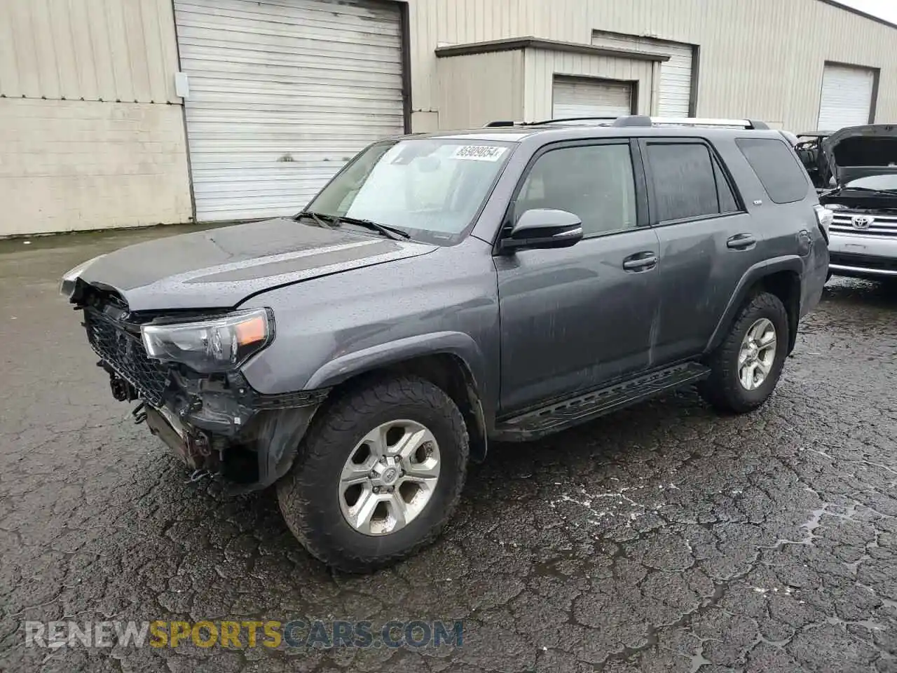 1 Photograph of a damaged car JTENU5JR7M5928493 TOYOTA 4RUNNER 2021