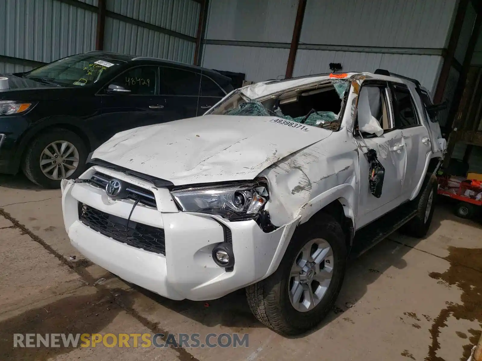 2 Photograph of a damaged car JTENU5JR8M5877599 TOYOTA 4RUNNER 2021