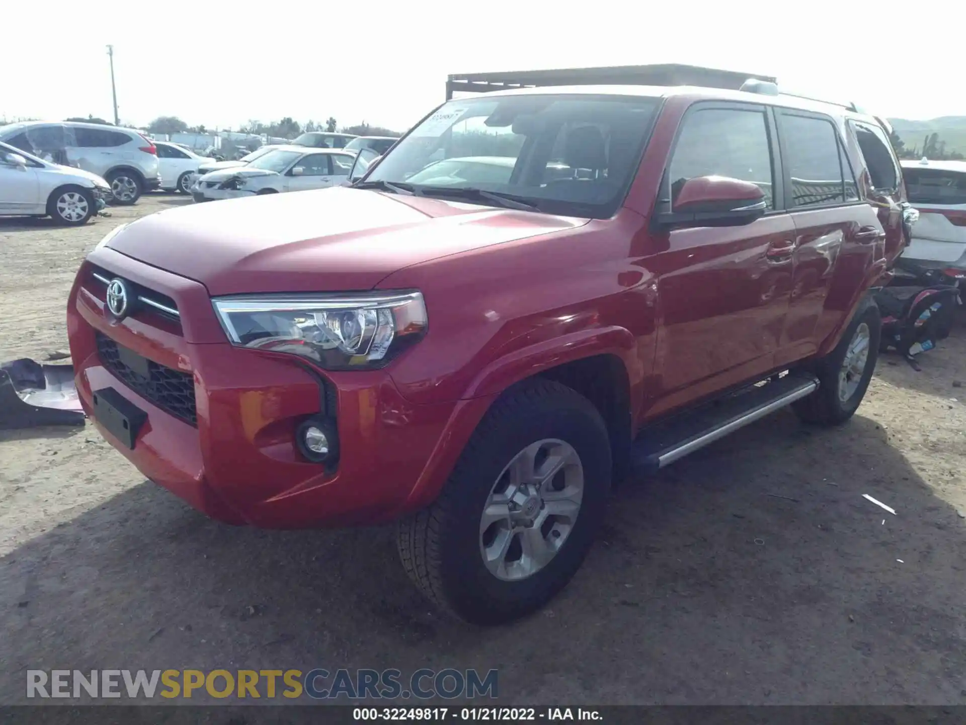 2 Photograph of a damaged car JTENU5JR8M5880065 TOYOTA 4RUNNER 2021