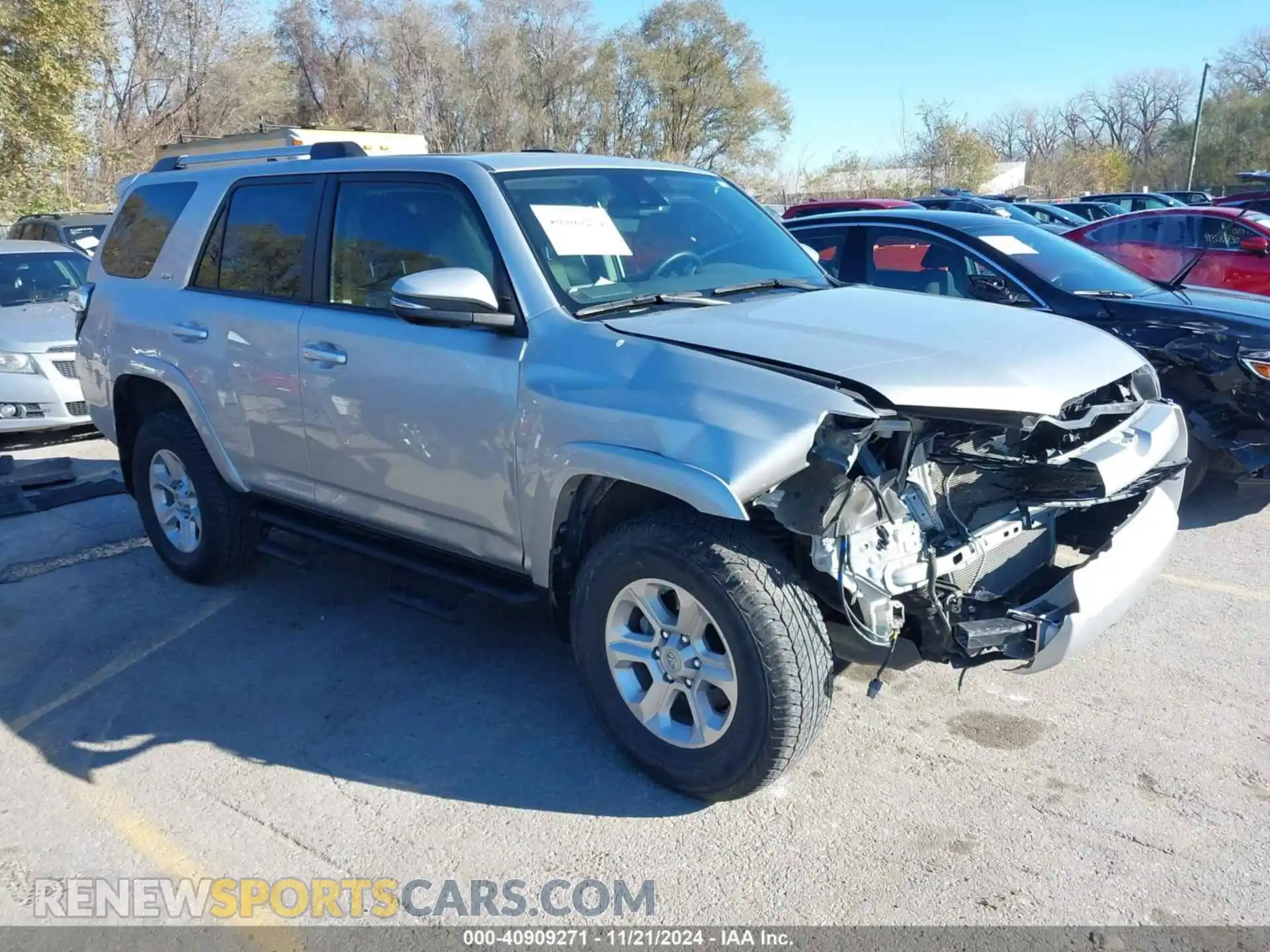 1 Photograph of a damaged car JTENU5JR8M5957582 TOYOTA 4RUNNER 2021