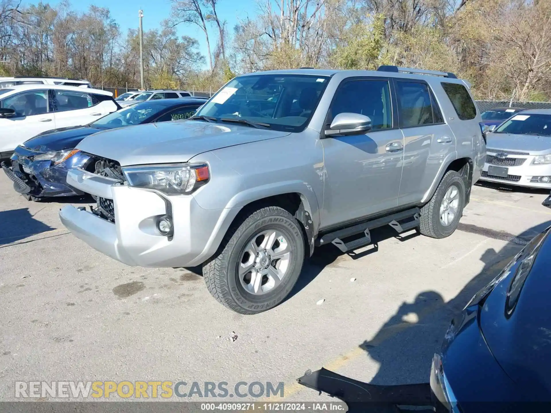 2 Photograph of a damaged car JTENU5JR8M5957582 TOYOTA 4RUNNER 2021