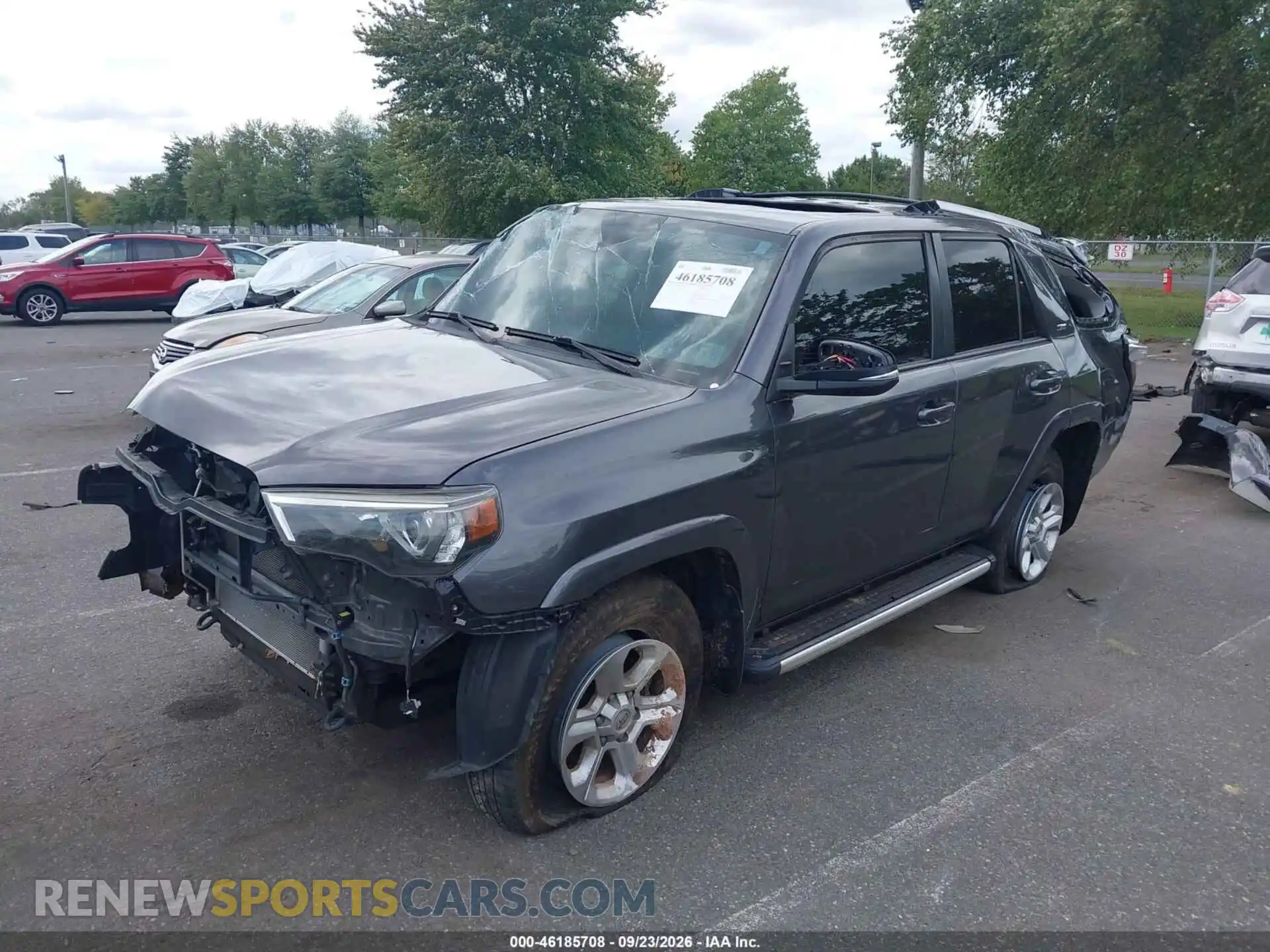 2 Photograph of a damaged car JTENU5JR8M5960322 TOYOTA 4RUNNER 2021