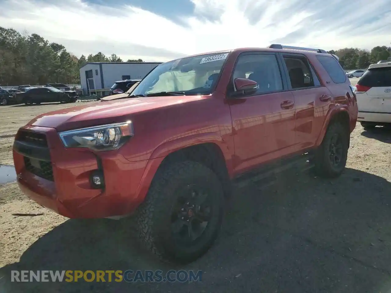 1 Photograph of a damaged car JTENU5JR9M5865462 TOYOTA 4RUNNER 2021