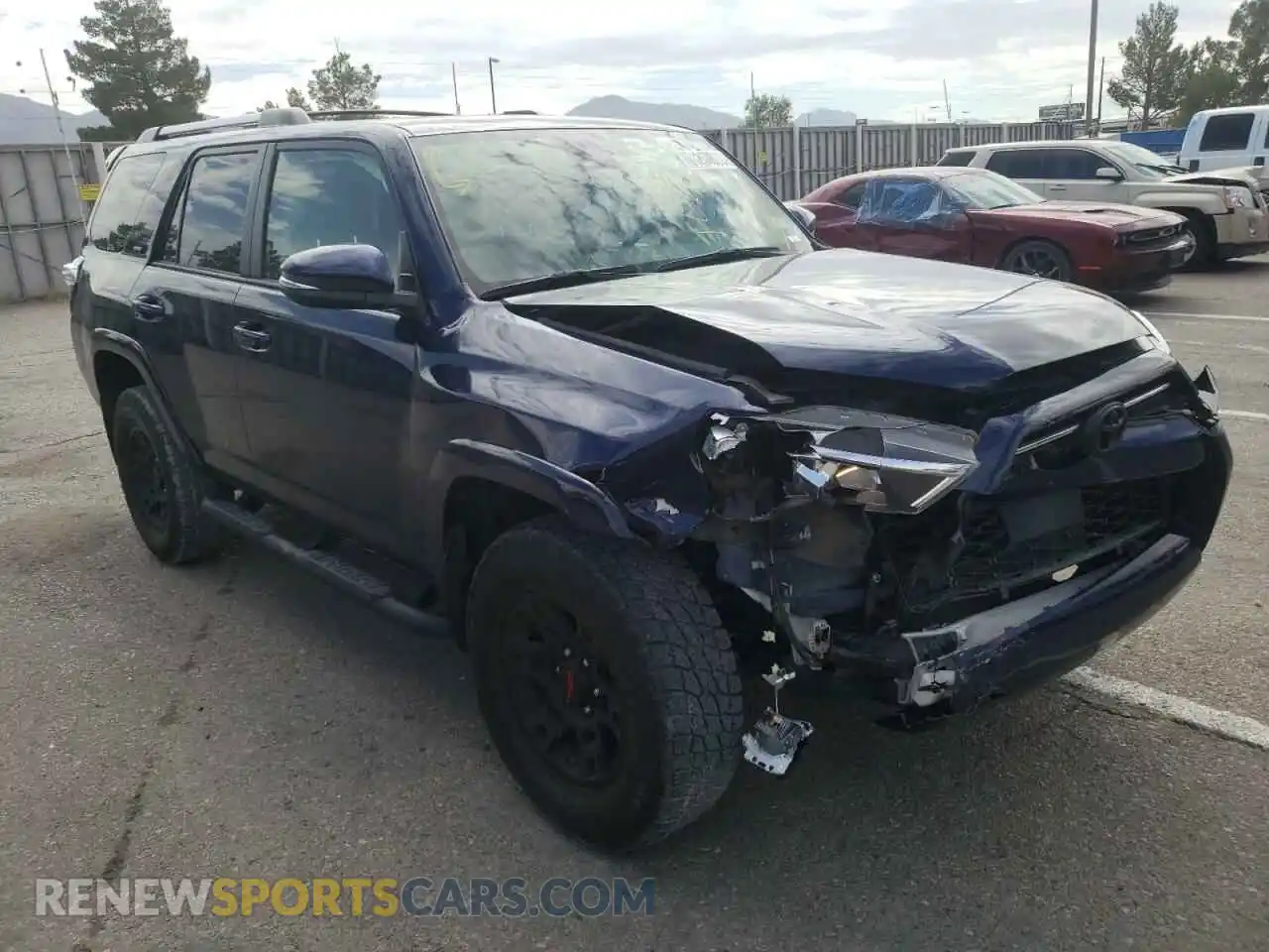 1 Photograph of a damaged car JTENU5JR9M5886019 TOYOTA 4RUNNER 2021