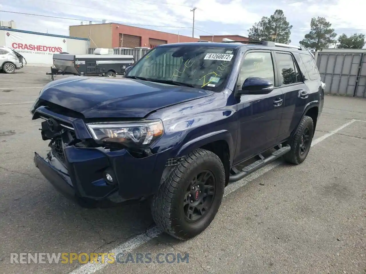 2 Photograph of a damaged car JTENU5JR9M5886019 TOYOTA 4RUNNER 2021