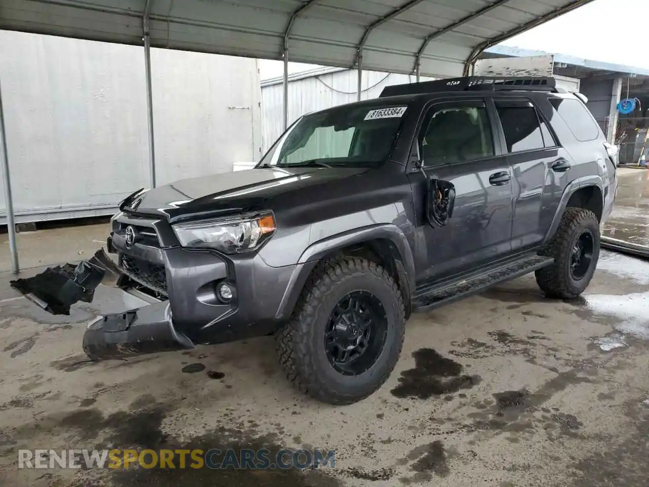 1 Фотография поврежденного автомобиля JTENU5JR9M5917110 TOYOTA 4RUNNER 2021