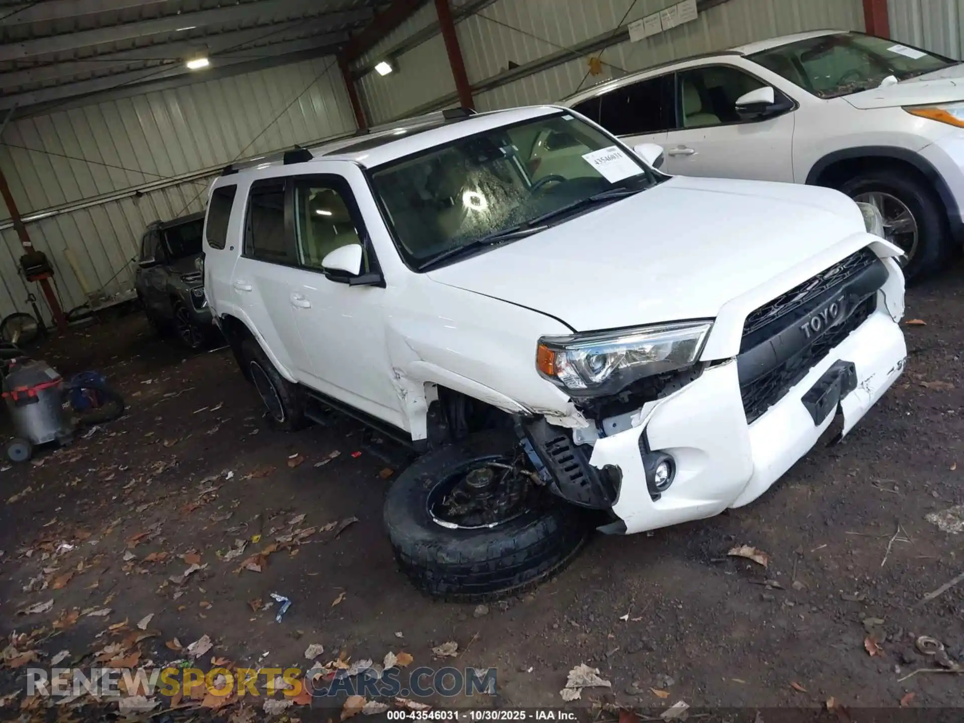 1 fotografías del automóvil dañado JTENU5JR9M5956182 TOYOTA 4RUNNER 2021