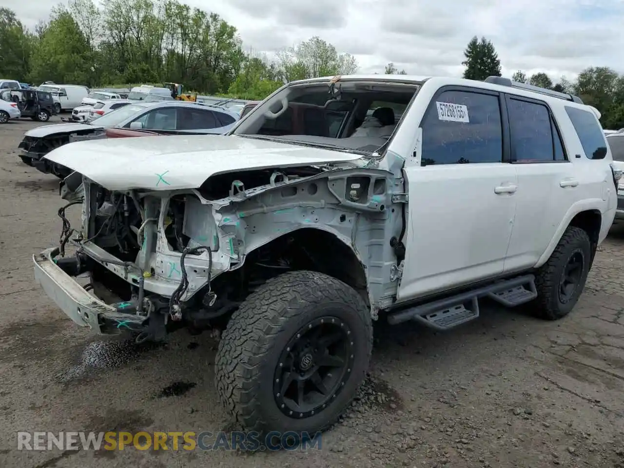 1 Photograph of a damaged car JTENU5JRXM5894081 TOYOTA 4RUNNER 2021