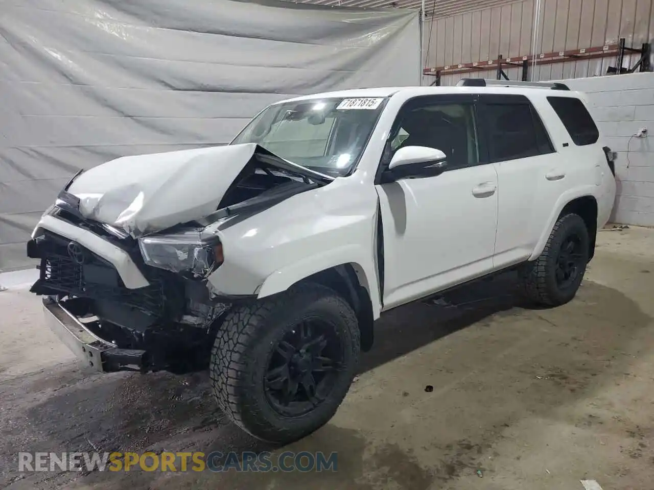 1 Photograph of a damaged car JTENU5JRXM5894145 TOYOTA 4RUNNER 2021