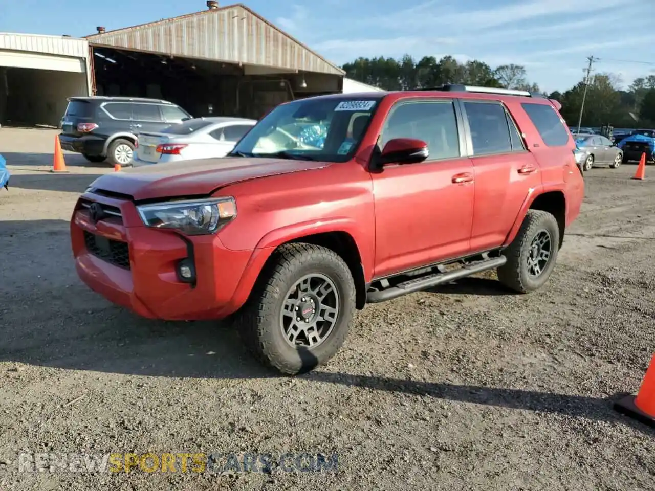 1 Photograph of a damaged car JTENU5JRXM5934904 TOYOTA 4RUNNER 2021