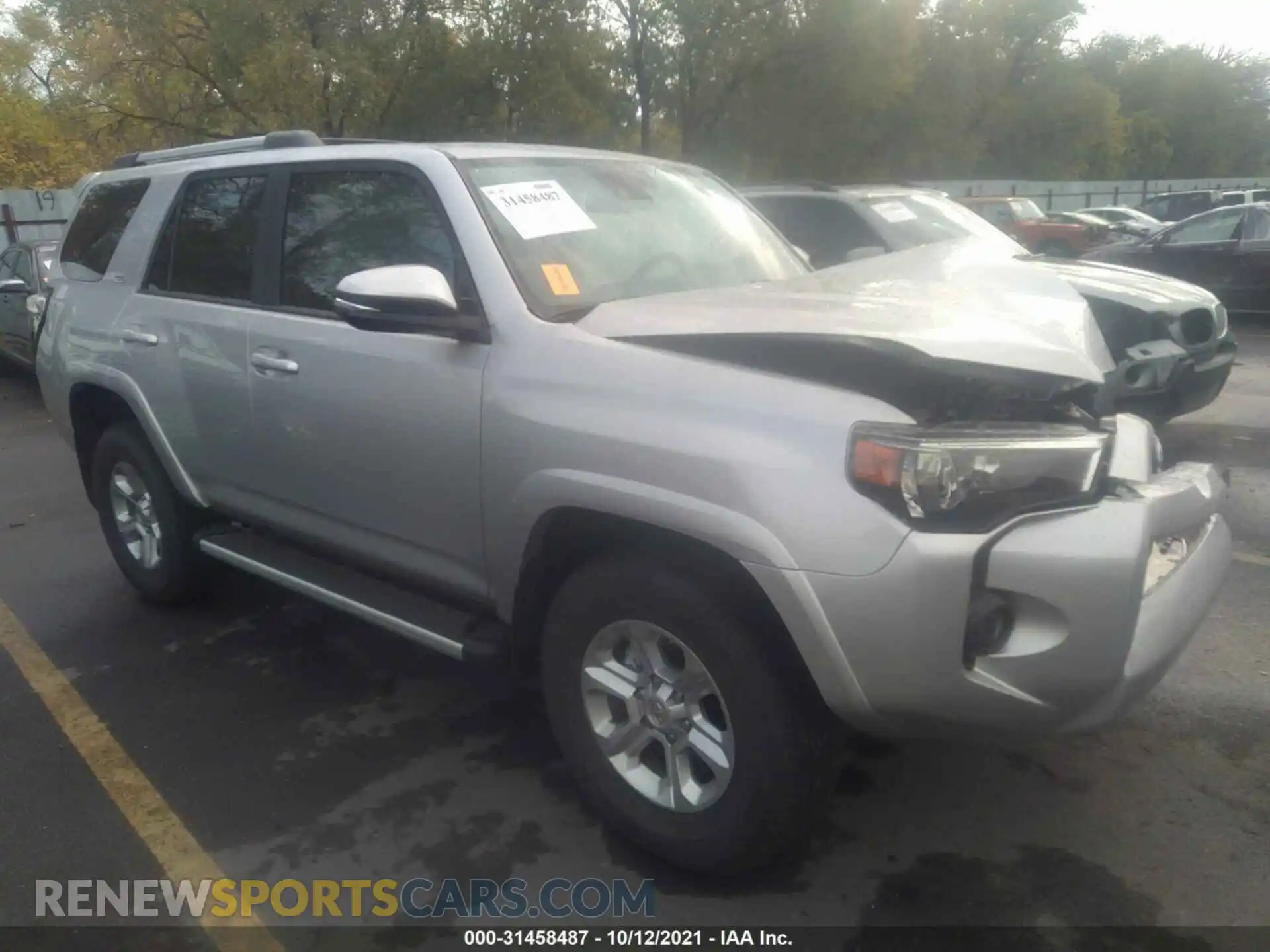 1 Photograph of a damaged car JTENU5JRXM5939052 TOYOTA 4RUNNER 2021
