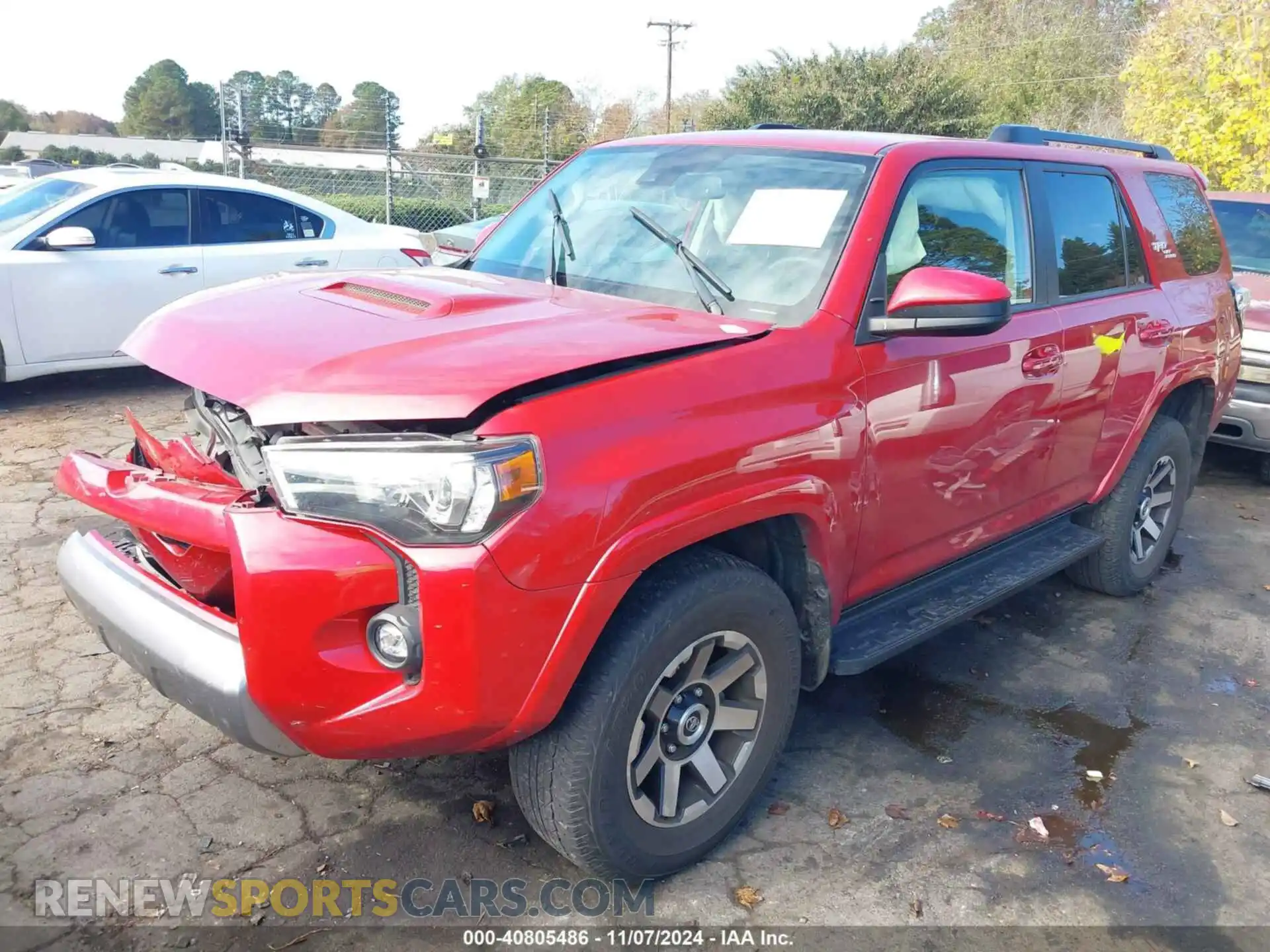 2 Photograph of a damaged car JTEPU5JR0M5929414 TOYOTA 4RUNNER 2021