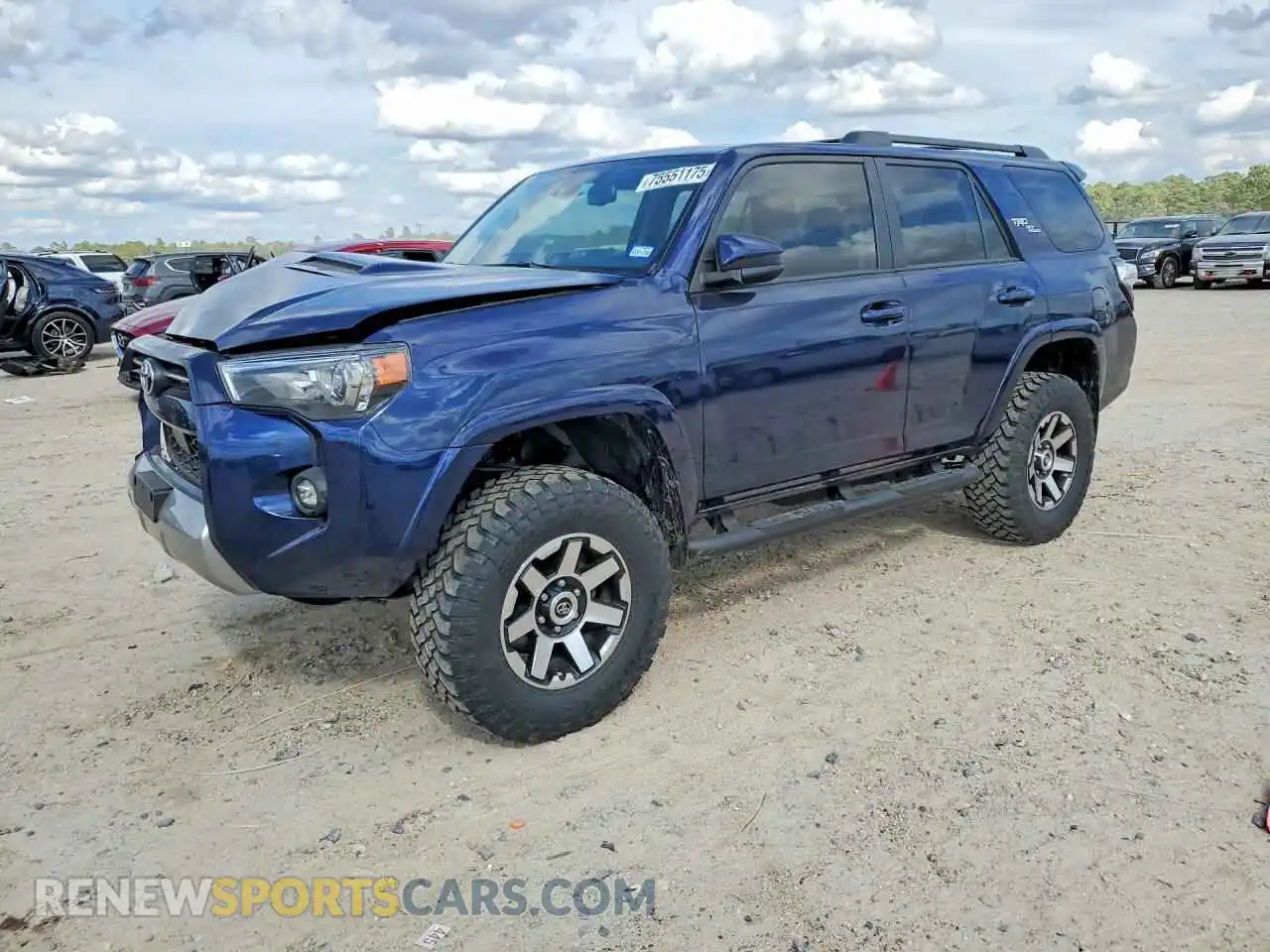 1 Photograph of a damaged car JTEPU5JR0M5953633 TOYOTA 4RUNNER 2021