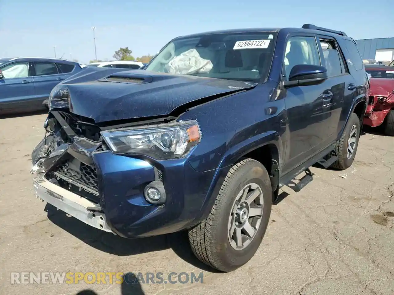 2 Фотография поврежденного автомобиля JTEPU5JR2M5925994 TOYOTA 4RUNNER 2021