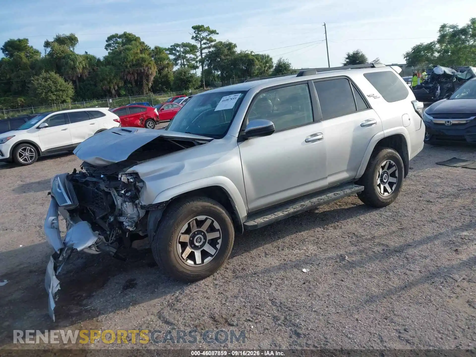 2 Фотография поврежденного автомобиля JTEPU5JR2M5935327 TOYOTA 4RUNNER 2021
