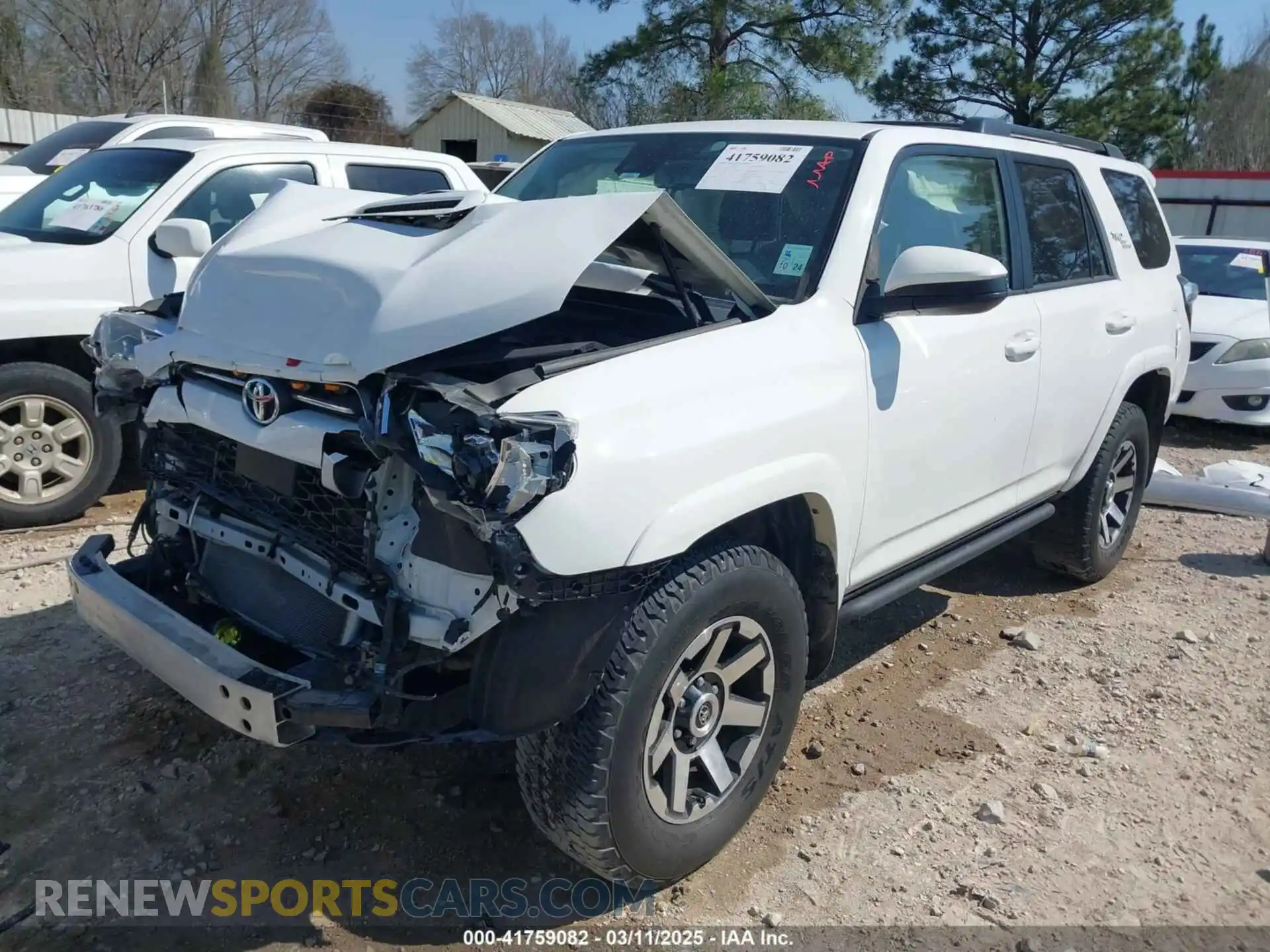 2 Photograph of a damaged car JTEPU5JR4M5838551 TOYOTA 4RUNNER 2021