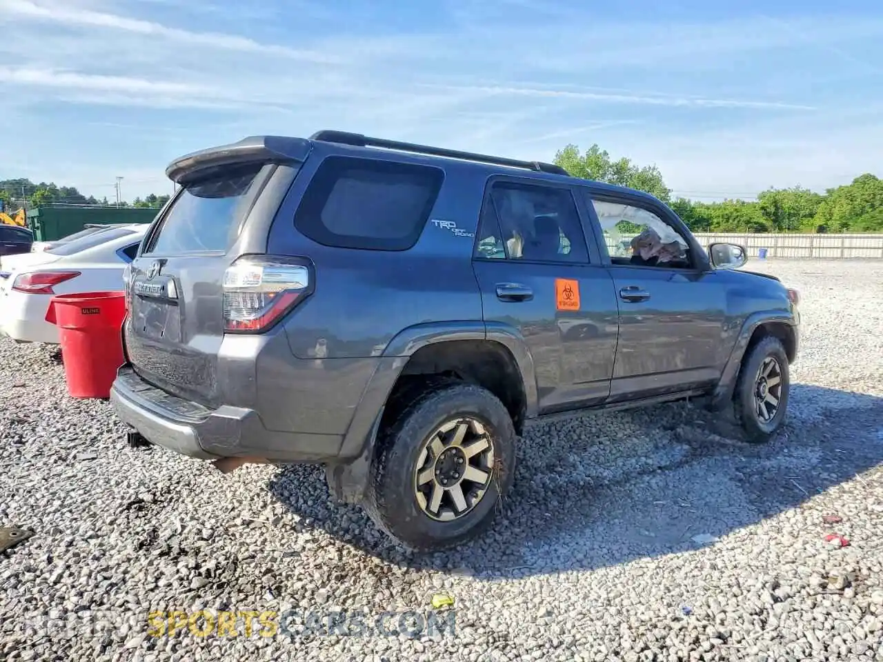 3 Photograph of a damaged car JTEPU5JR4M5852059 TOYOTA 4RUNNER 2021
