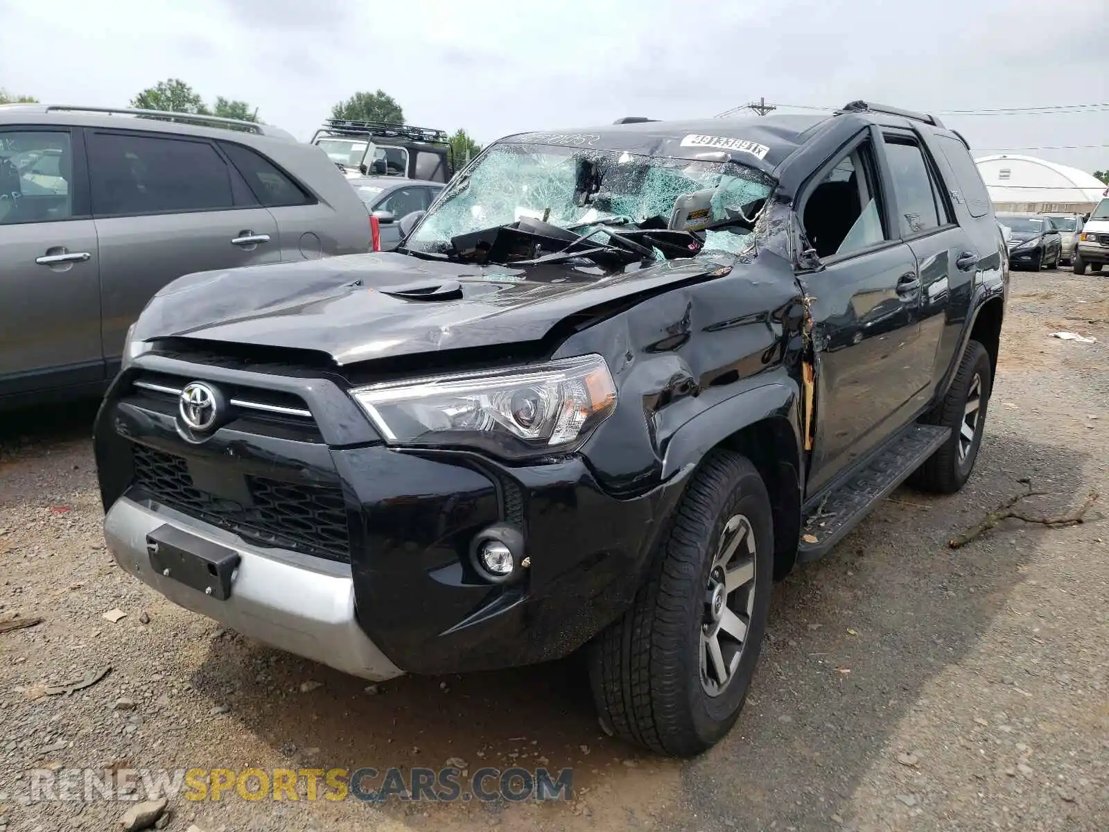 2 Photograph of a damaged car JTEPU5JR4M5920070 TOYOTA 4RUNNER 2021