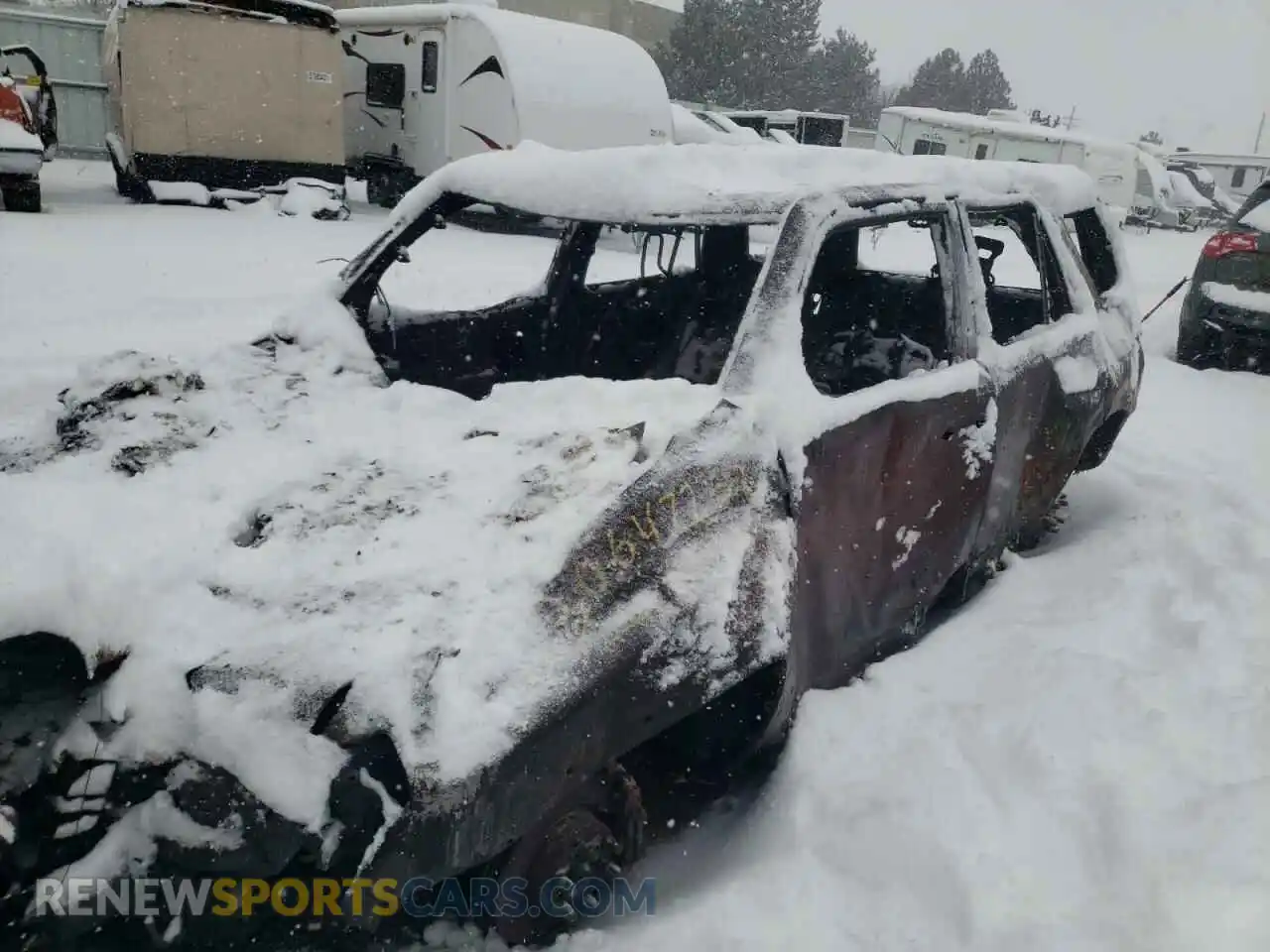 2 Photograph of a damaged car JTEPU5JR7M5870216 TOYOTA 4RUNNER 2021