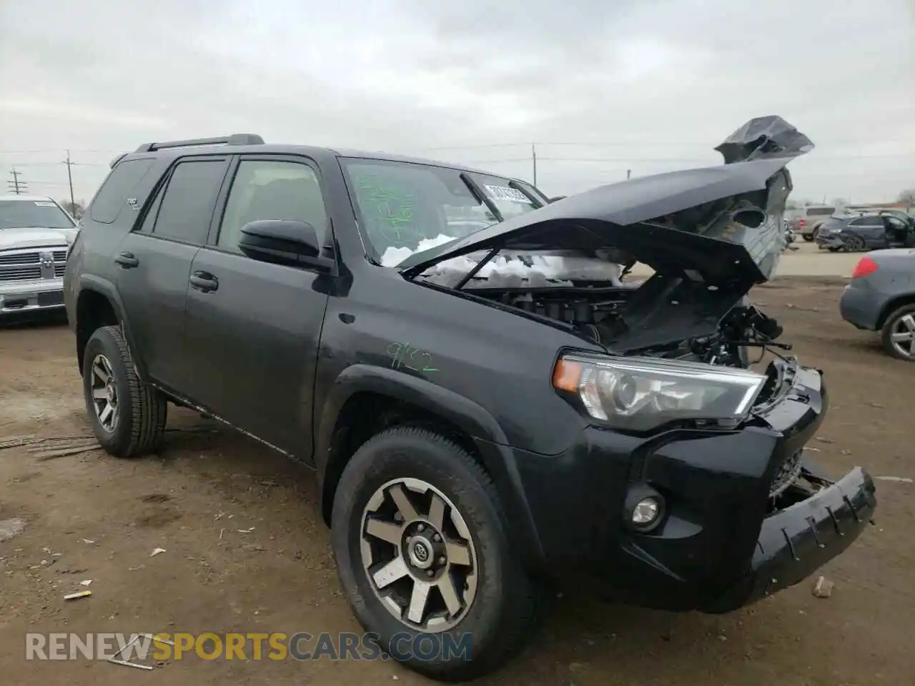 1 Photograph of a damaged car JTEPU5JR7M5963219 TOYOTA 4RUNNER 2021