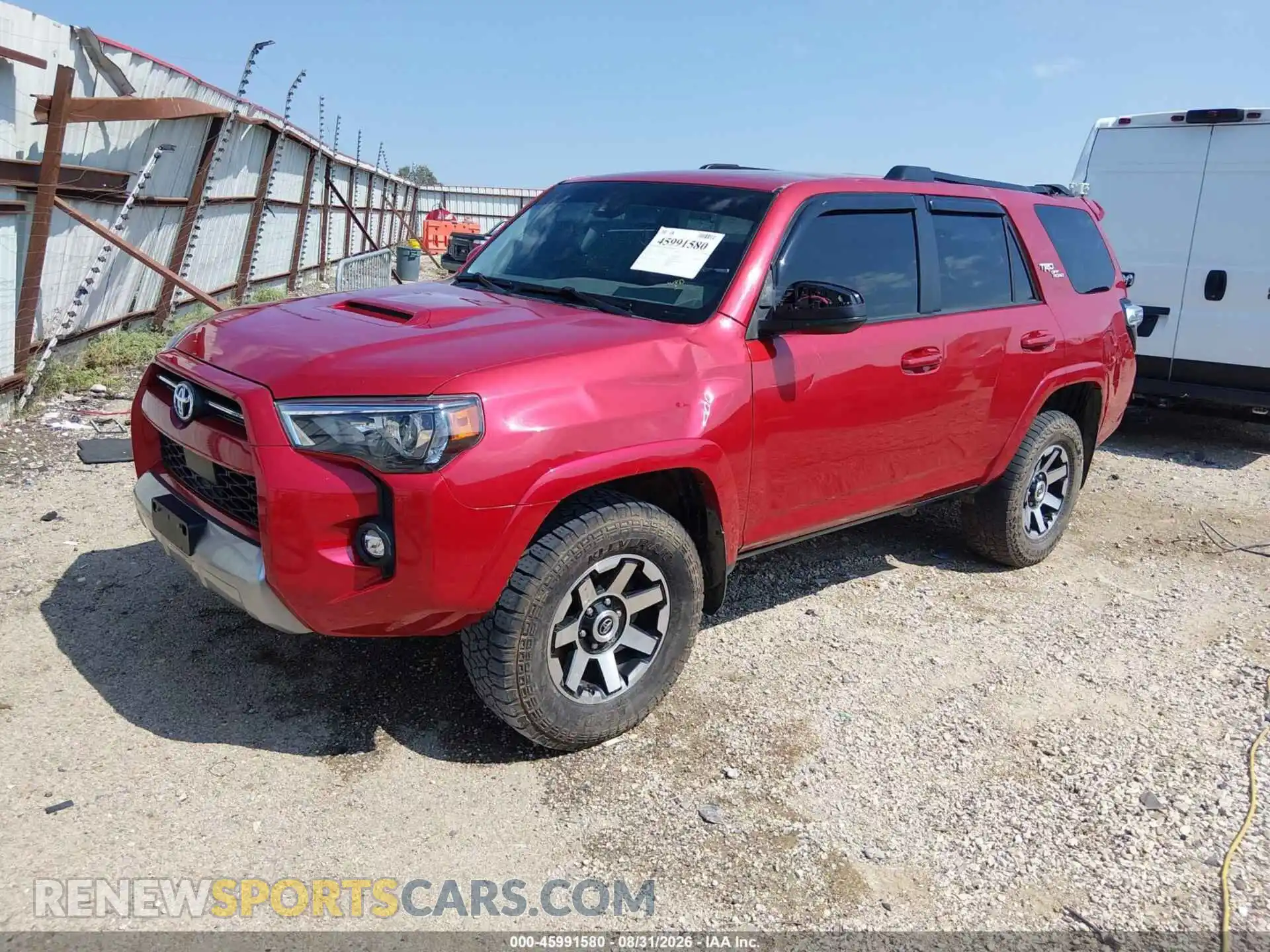 2 Photograph of a damaged car JTEPU5JRXM5906352 TOYOTA 4RUNNER 2021