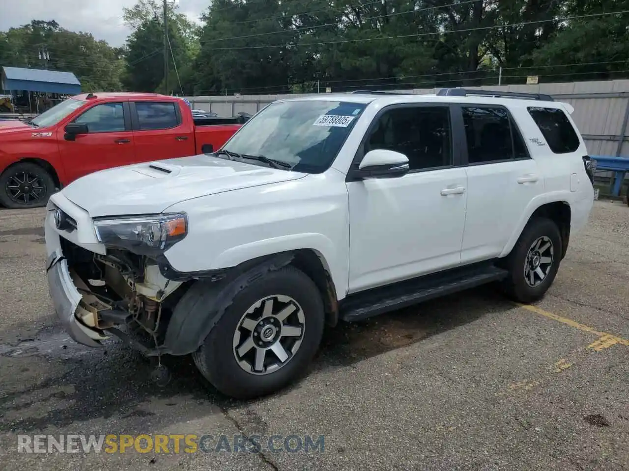 1 Photograph of a damaged car JTERU5JR0M5851340 TOYOTA 4RUNNER 2021